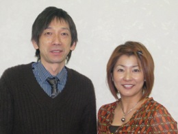 青競記者･竹林一彦さん（左）
粟生亜紀さん（右）